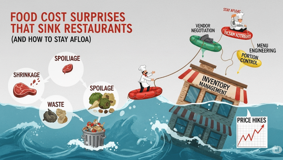 Food Cost Surprises That Sink Restaurants (and How to Stay Afloat)