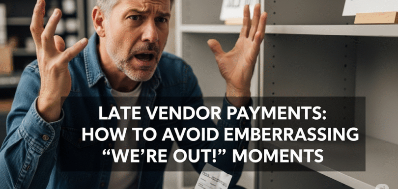 Late Vendor Payments: How to Avoid Embarrassing “We’re Out!” Moments